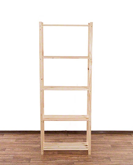 PROREGAL Holzregal Timbercraft HxBxT 170 x 65 x 28,5 cm Fachlast 35 kg 5 Fachboden 1,4 cm Dickes Kiefernholz Natur