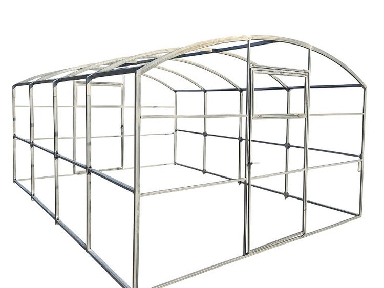 Gewächshausrahmen aus Metall für den Garten