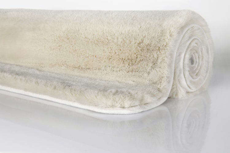 Badteppich Beige Emil WECONhome Basics 55x65 cm