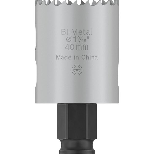 Bimetall Lochsäge, Durchmesser 40 Millimeter