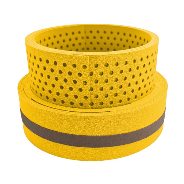 Gelochtes Felgenband für Fahrräder, gerollt dargestellt