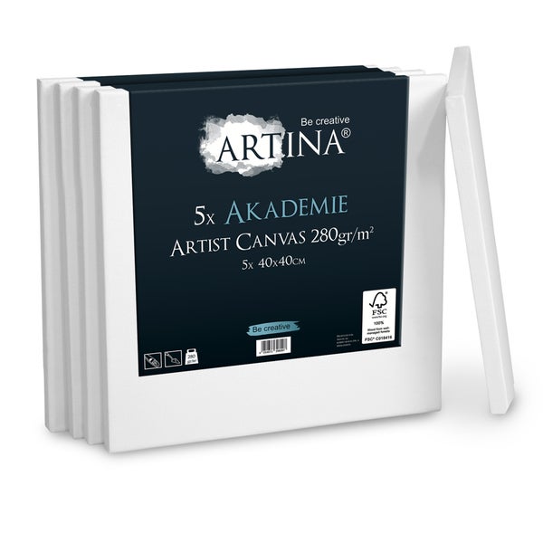 Artina Akademie Keilrahmen 40x40cm FSC (5tlg)