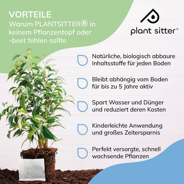 PLANTSITTER®-Pad: Die effektive Bewässerungslösung für gesunde Pflanzen