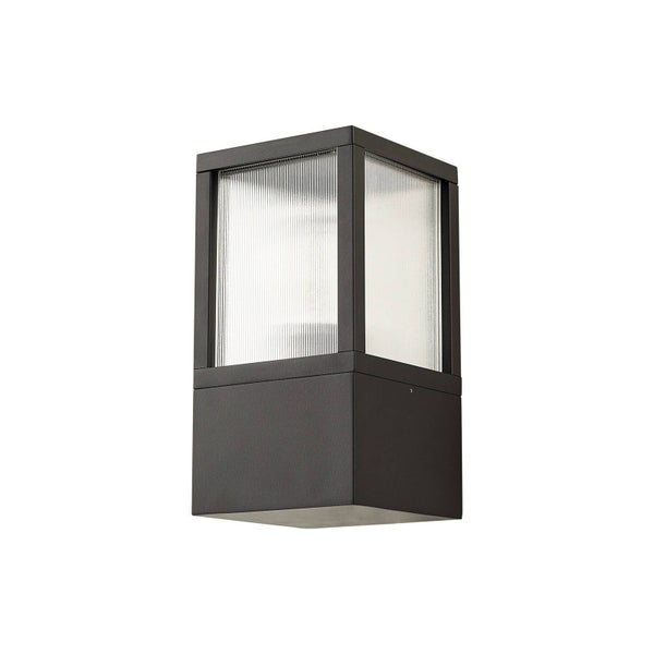 Lucande Wandleuchte außen Klemens (spritzwassergeschützt (Modern) in Schwarz aus Aluminium (1 flammig, E27) - Außenwandleuchten Wandlampe Led Außenlampe Outdoor für Außenwand/Hauswand
