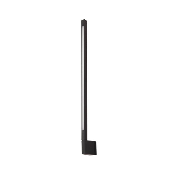 Lindby LED Wandleuchte außen Neano (spritzwassergeschützt (Modern) in Schwarz aus Aluminium (1 flammig, ) - Außenwandleuchten Wandlampe Led Außenlampe Outdoor für Außenwand/Hauswand