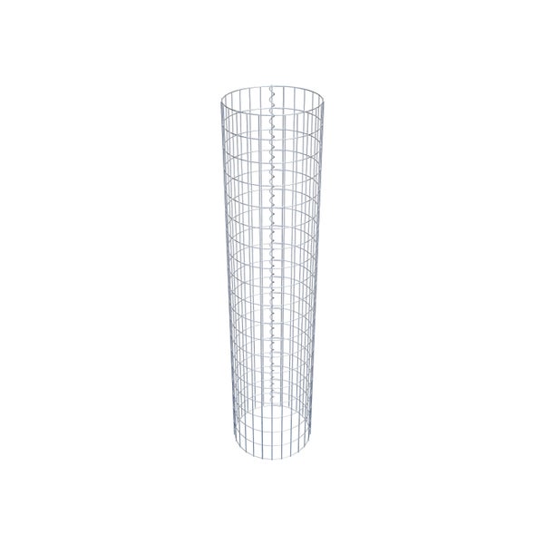 Gabionensäule Durchmesser 42 cm, MW 5 x 10 cm rund - Höhe: 1,90 m