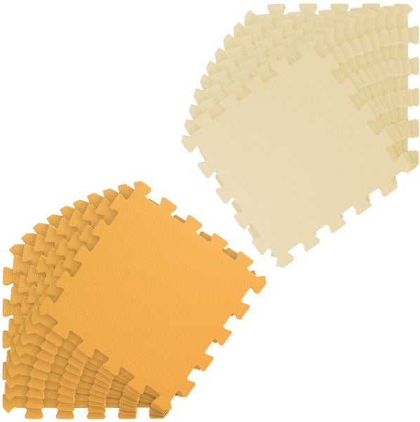 Set aus weichen Puzzlematten aus Schaumstoff für den Boden.