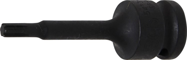 BGS Kraft-Bit-Einsatz Antrieb Innenvierkant 12,5 mm (1/2) Keil-Profil (für RIBE) M6 - 5483-M6