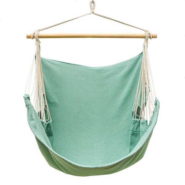 XL Hängesessel Relaxsessel 155x125cm bis 100kg in Aqua
