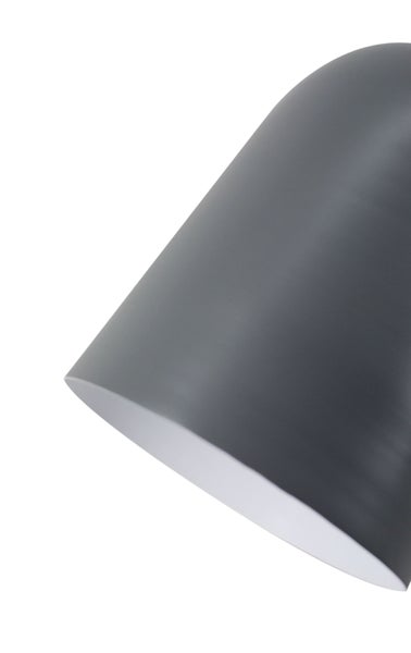 Tischlampe Industrial Design Grau | Wohnzimmer Esszimmer Leuchte