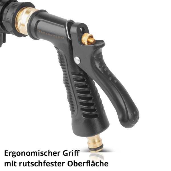 Gartenschlauch Spritzpistole mit ergonomischem Griff