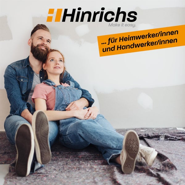 Hinrichs Malervlies 5 m 180g/m² - Abdeckvlies rutschfest