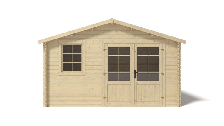 Gartenhaus, Gerätehaus 11,70m2 - 3,90x3m - 34mm