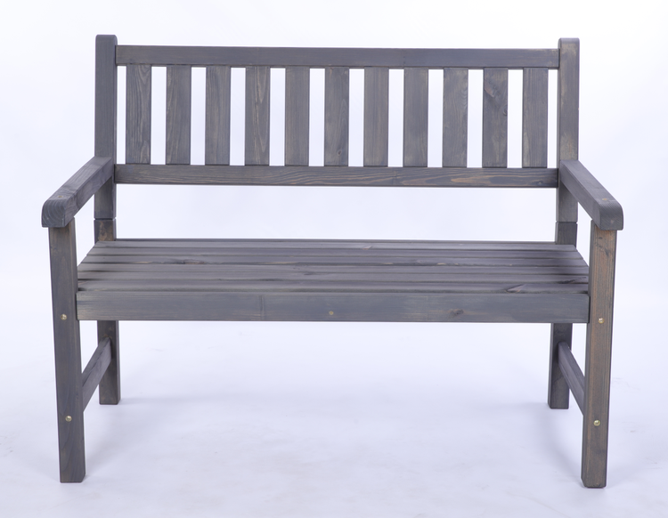 Gartenbank Grana HxBxT 90x117x70cm Inkl. Planenabdeckung Grau