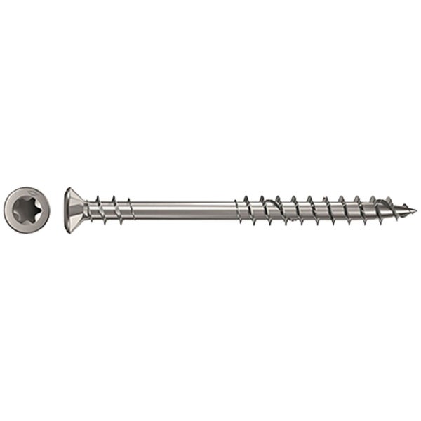 Fischer 200x Power-Fast Terassenschraube 5,5 x 40 Senkkopf A2 TX - 660614