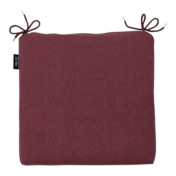 Sitzkissen Bordeaux Canvas Eco+ - Ca. 40x40 cm - 4er-Set