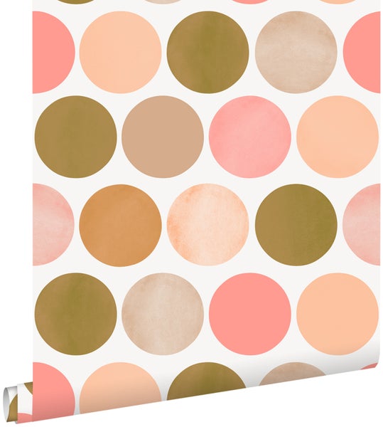 Tapetenrolle mit Punktmuster