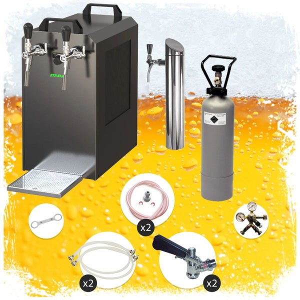 Drei Grünlilien in Töpfen