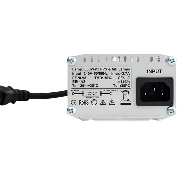 Vanguard Grow Vorschaltgerät dimmbar – Für 250W, 400W & 600W NDL/MHL – Kompakt, geräuschlos & effizient mit Soft Start & Schutzfunktionen