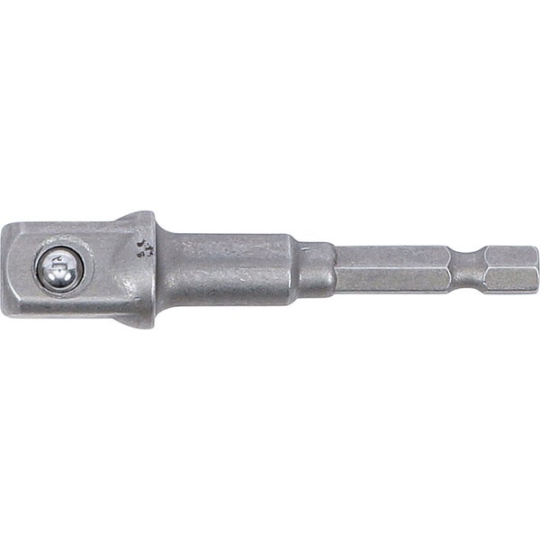 BGS Adapter für Bohrmaschinen Antrieb Außensechskant 6,3 mm (1/4) / Abtrieb Außenvierkant 12,5 mm (1/2) - 9685-3