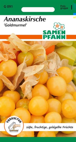 Ananaskirsche 'Goldmurmel' Samenpackung