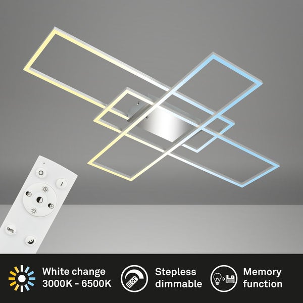 LED Deckenlampe LED Deckenleuchte Wohnzimmer Dimmbar Fernbedienung CCT Flur