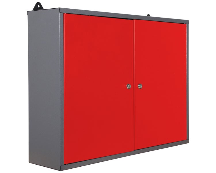 Ondis24 Werkstatt Set Klaus 120 cm 2 Schränke rot, Werkstatteinrichtung, Werkbank