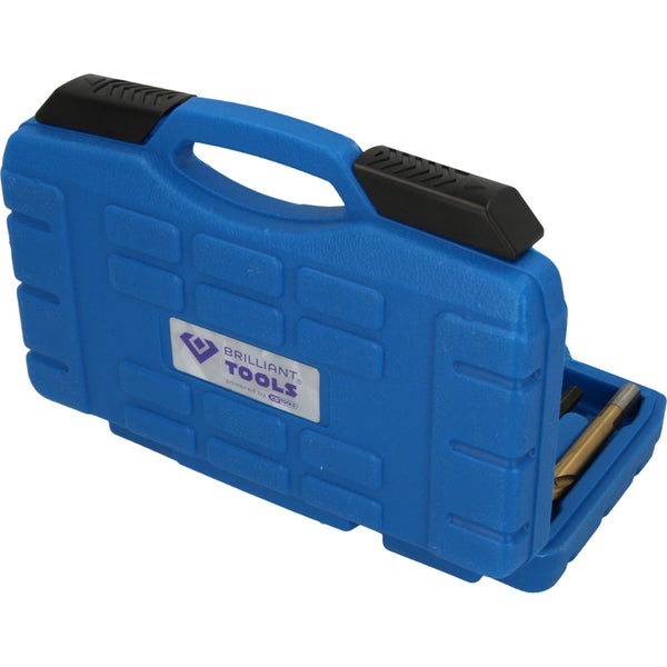 Brilliant Tools Werkzeugsatz in blauem Koffer