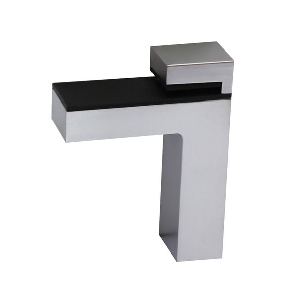 Quadratischer Glasbodenträger aus Metall zur Befestigung von Regalböden