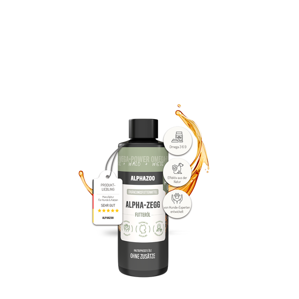 alphazoo Alpha-Zegg Futteröl für Hunde 250ml
