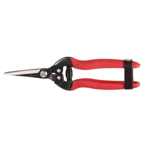 Gartenschere S-606 – Ernteschere mit gebogener SK5-Stahlklinge & rutschfestem Griff für Obst & Garten