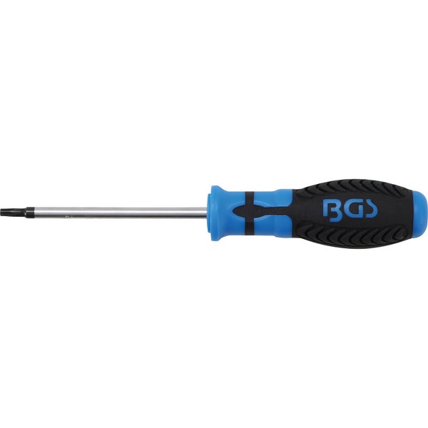 BGS Schraubendreher T-Profil (für Torx) mit Bohrung T25 Klingenlänge 100 mm - 7849-T25