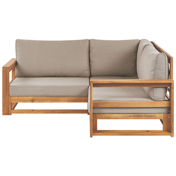 Gartencouch aus Holz mit Polster