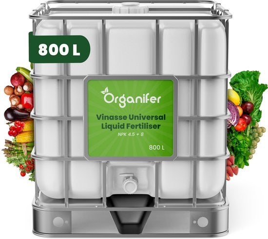 800 Liter Universal Flüssigdünger Vinasse von Organifer im Tank
