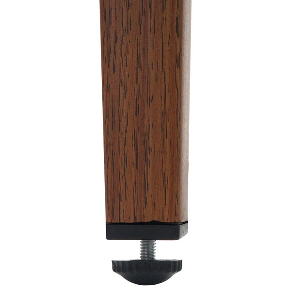 Bein mit Nivellierfuß aus Holz