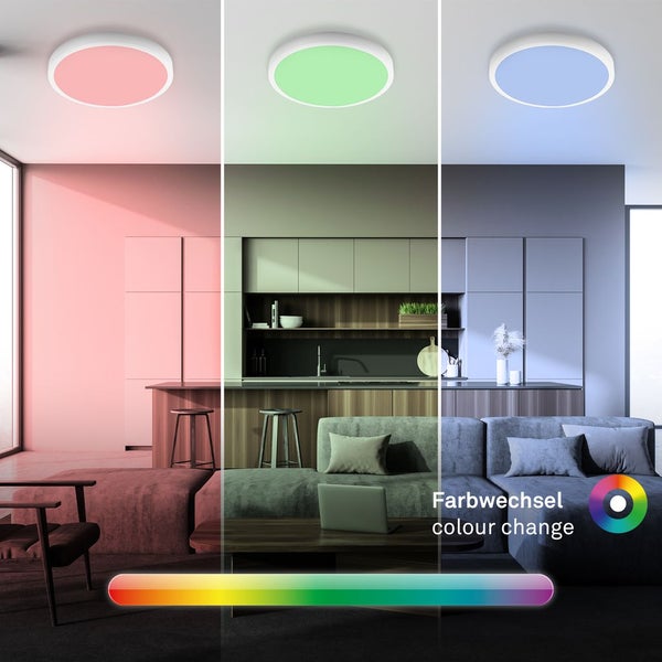 WiFi TUYA + Bluetooth RGB/W CCT LED panel, LED/21W
