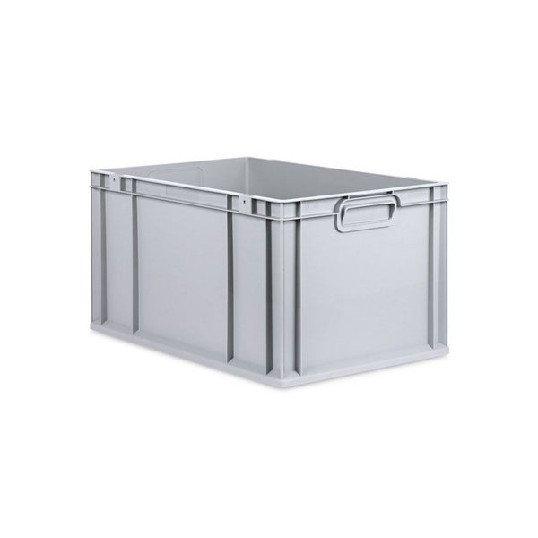 PROREGAL SparSet 5x Eurobox NextGen Grip mit Auflagedeckel mit 4 Schwarzen Schiebeschnappverschlüssen HxBxT 32 x 40 x 60 cm 65 Liter