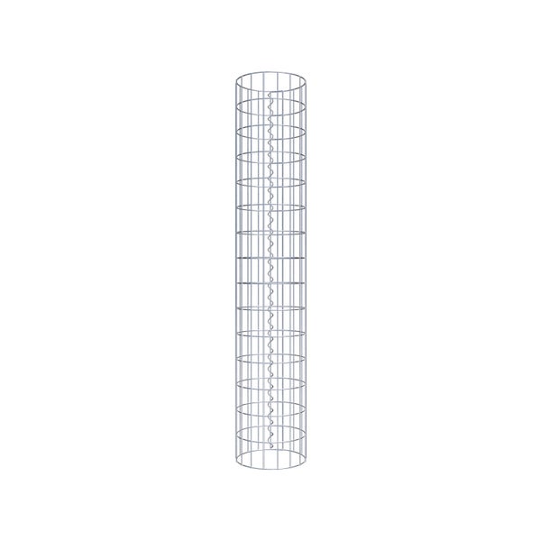 Gabionensäule Durchmesser 27 cm, MW 5 x 10 cm rund - Höhe: 1,50 m
