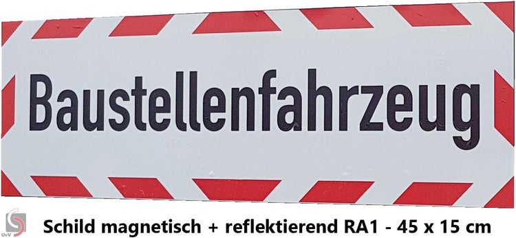 3M Kfz-Warnmarkierung 823i + Schild 45 x 15 cm magnetisch +