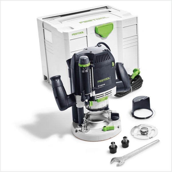 Festool OF 2200 EB-Plus Oberfräse 2200W 80mm Hub ( 574349 ) + Zubehör + Systainer