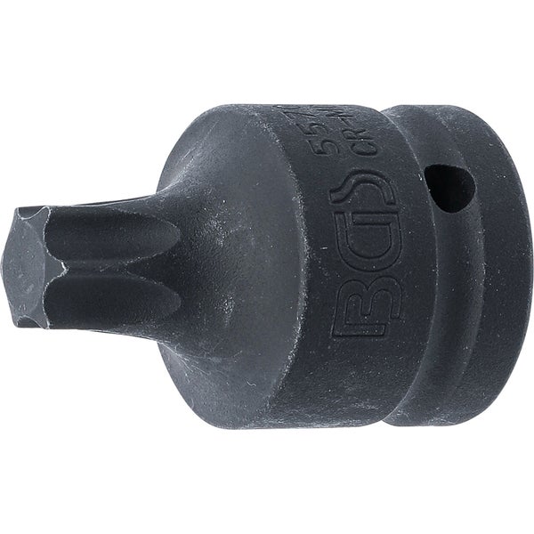 BGS Kraft-Bit-Einsatz Antrieb Innenvierkant 20 mm (3/4) T-Profil (für Torx) T70 - 5570