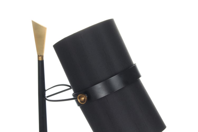 Minimalistische Tischlampe schwarz, Klassisch Moderne Nachttisch Lampe | Wohnzimmer Esszimmer Leuchte