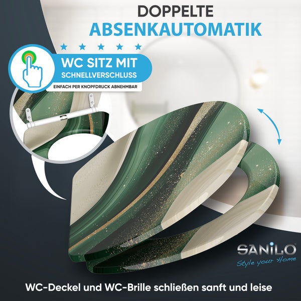 WC-Sitz mit Absenkautomatik & Top Fix Flow