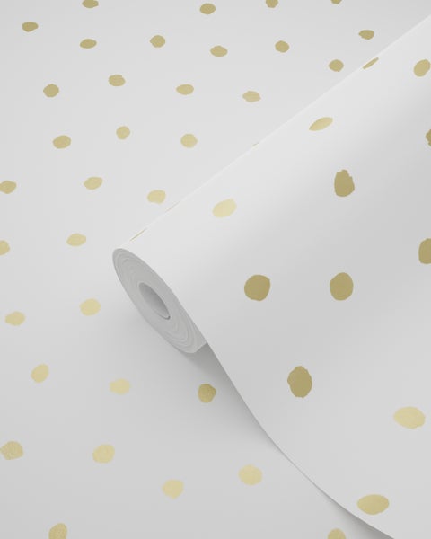 Tapetenrolle mit Punktmuster