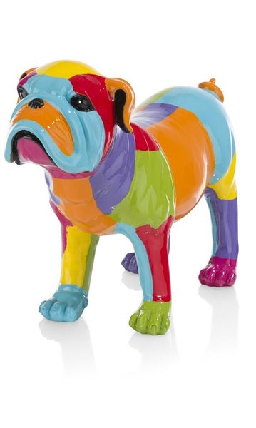 CocoMaison Dogge Statue / Skulptur, Hundefigur  45x13x32,5 cm