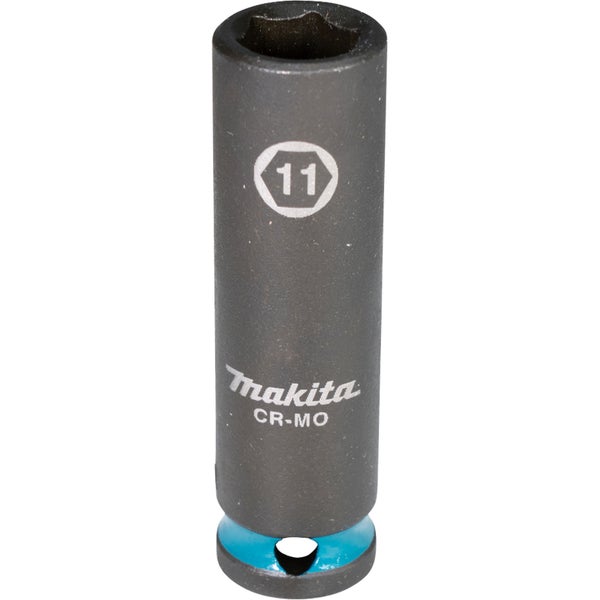 Makita E-16293 Steckschlüssel 3/8 SW12 Impact Black lang