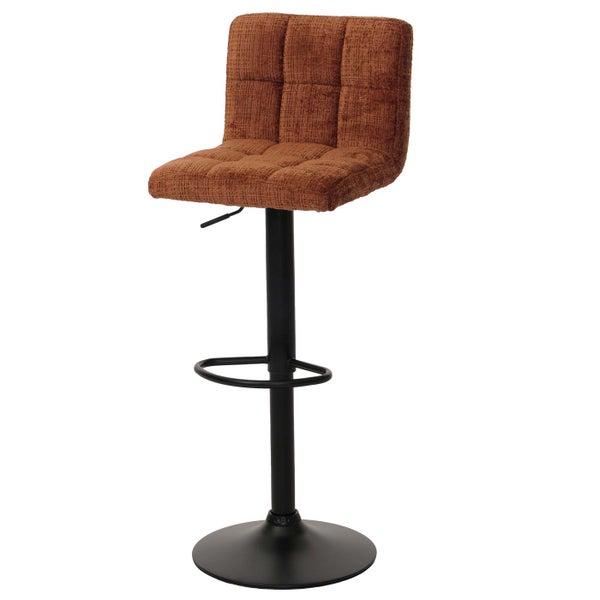 Barhocker mit Bezug und Fußstütze