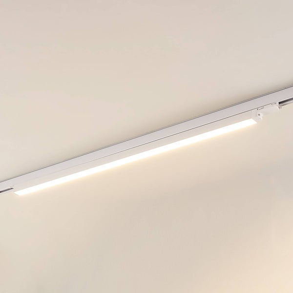 Arcchio LED Stromschienenstrahler Harlow (Modern) in Weiß aus Aluminium, Arbeitszimmerleuchte