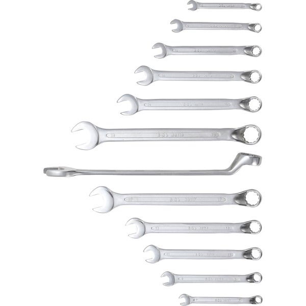 BGS Maul-Ringschlüssel-Satz gekröpft SW 6 - 22 mm 12tlg. - 30301