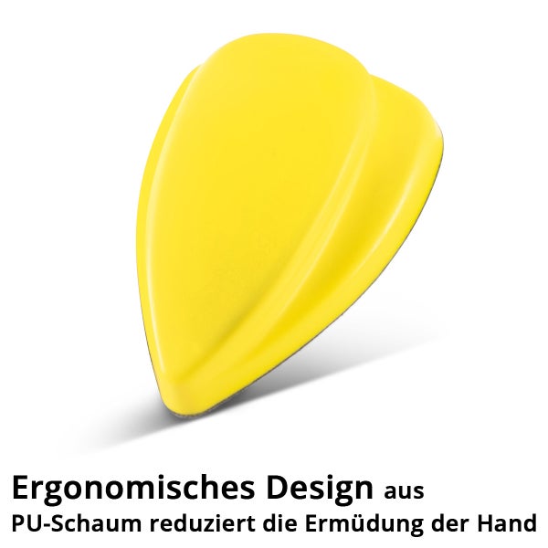 Ergonomisch geformter Handschleifklotz aus PU-Schaum